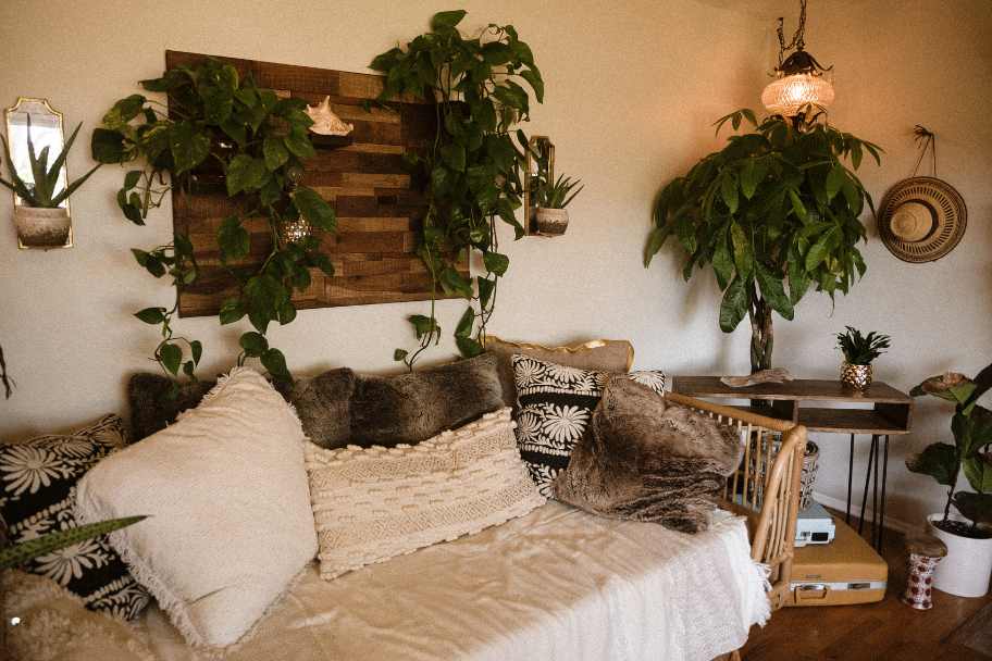 Decoração de apartamento pequeno com plantas
